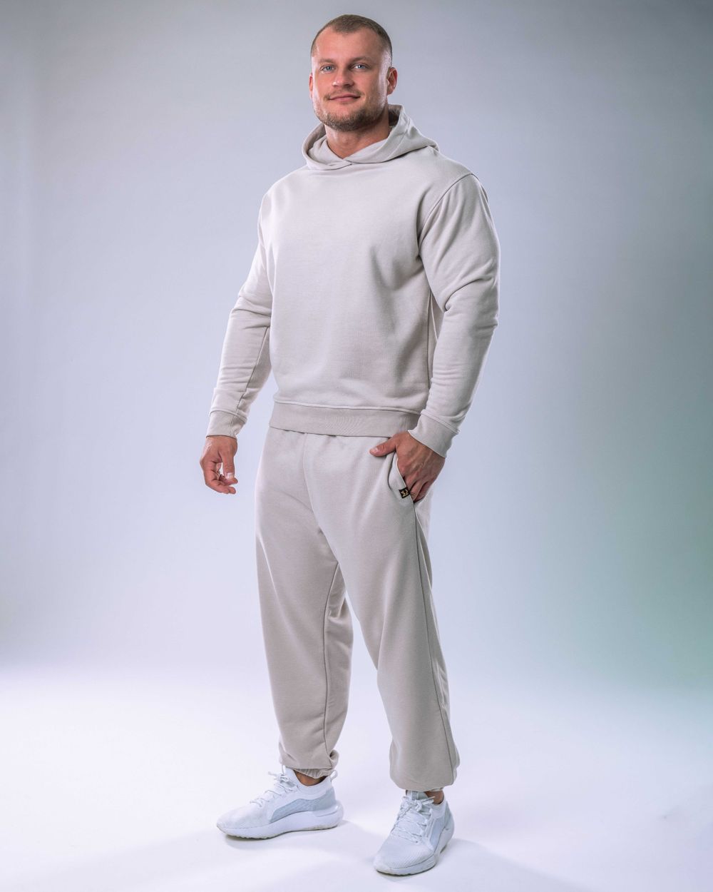 Men’s Hoodie Beige L