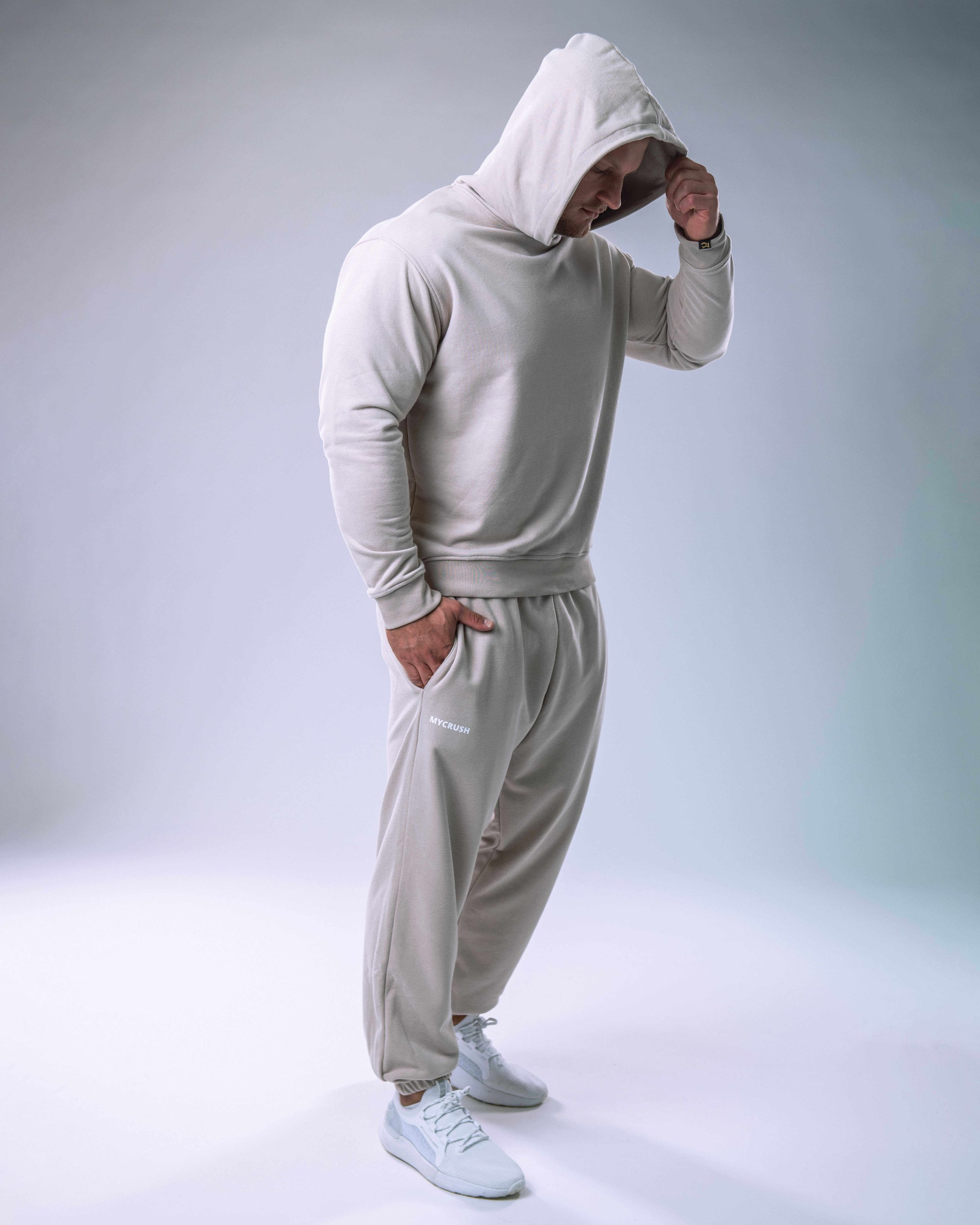 Men’s Hoodie Beige L-3