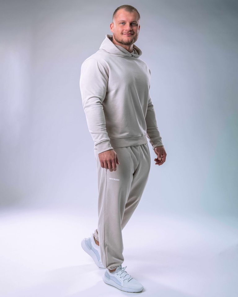 Men’s Hoodie Beige M-1