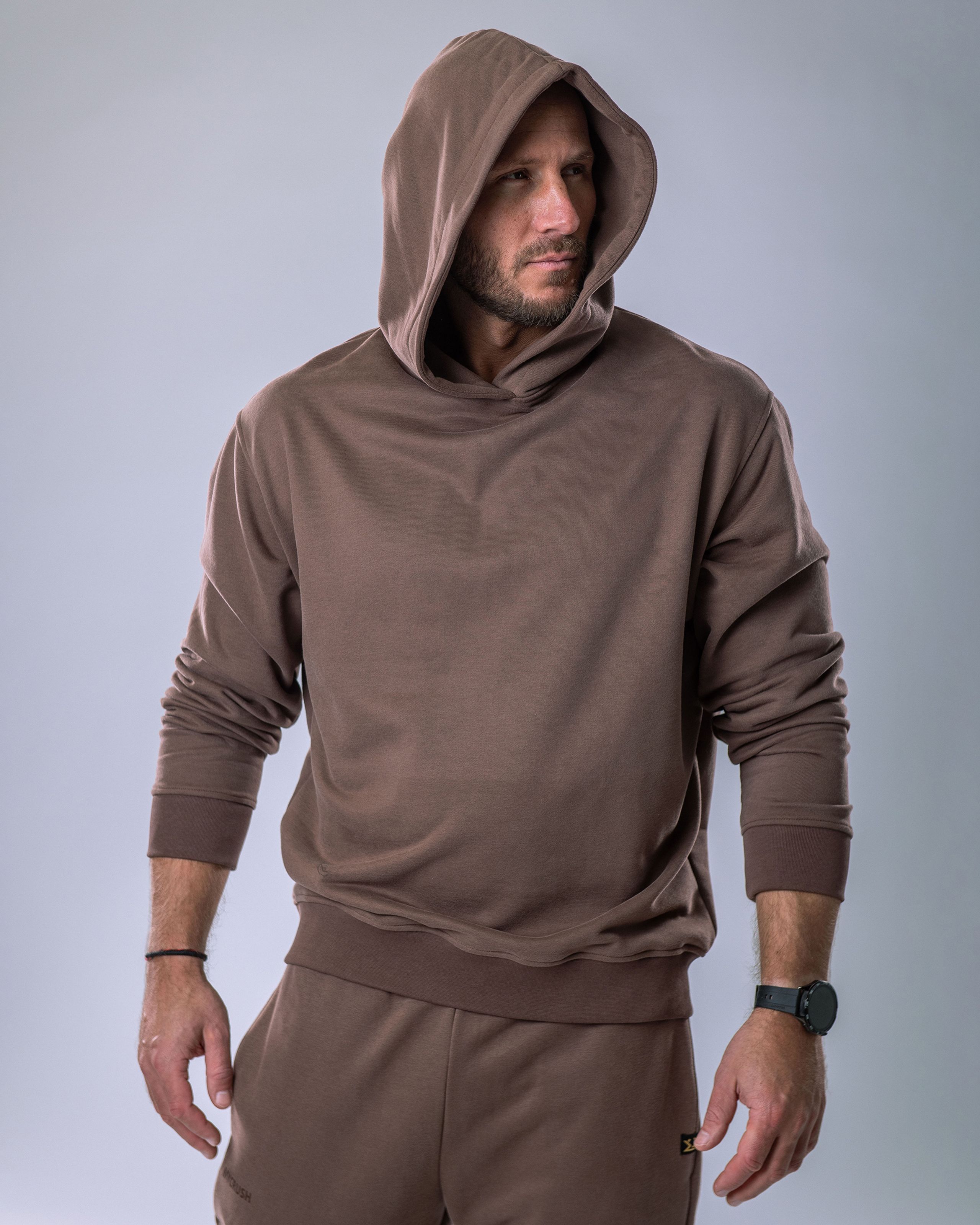 Men’s Hoodie Brown M-4