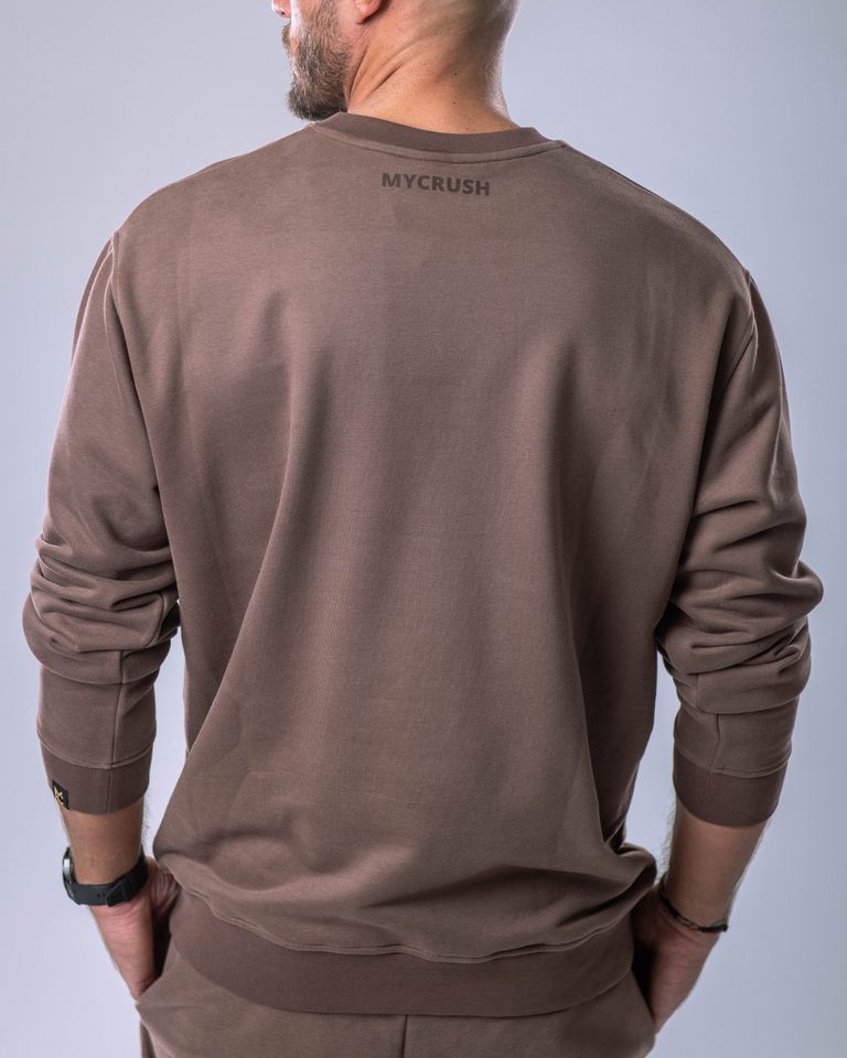 Men’s Sweatshirt Brown M-4