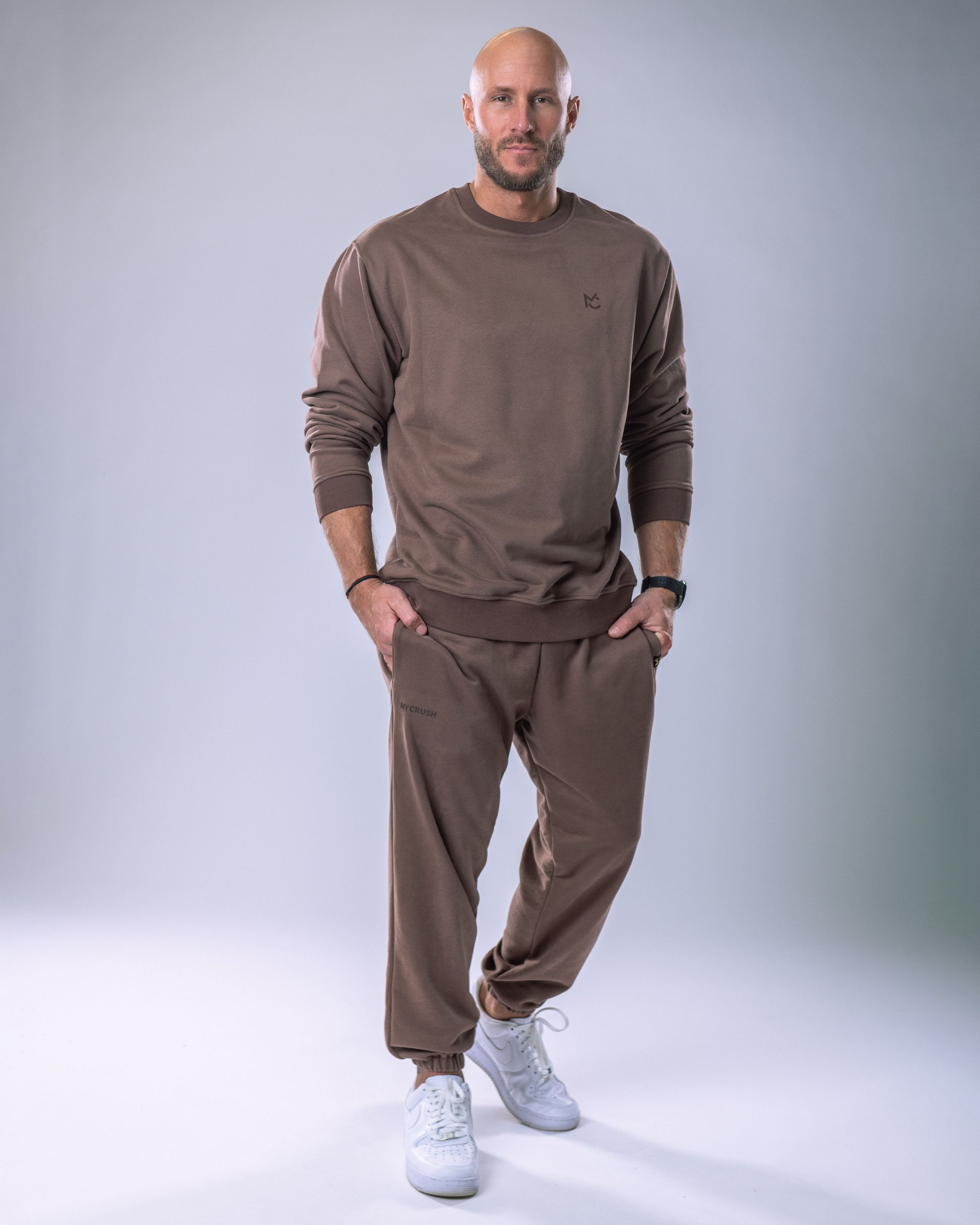 Men’s Sweatshirt Brown XL-0