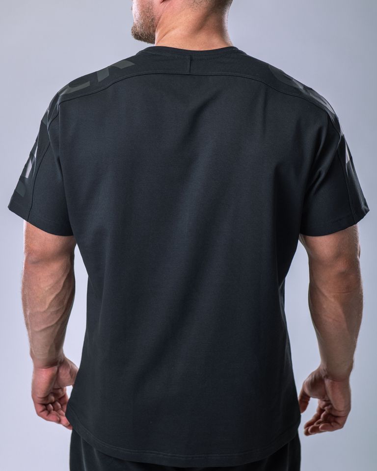 Men’s T-shirt Oversize Large print Black L-2