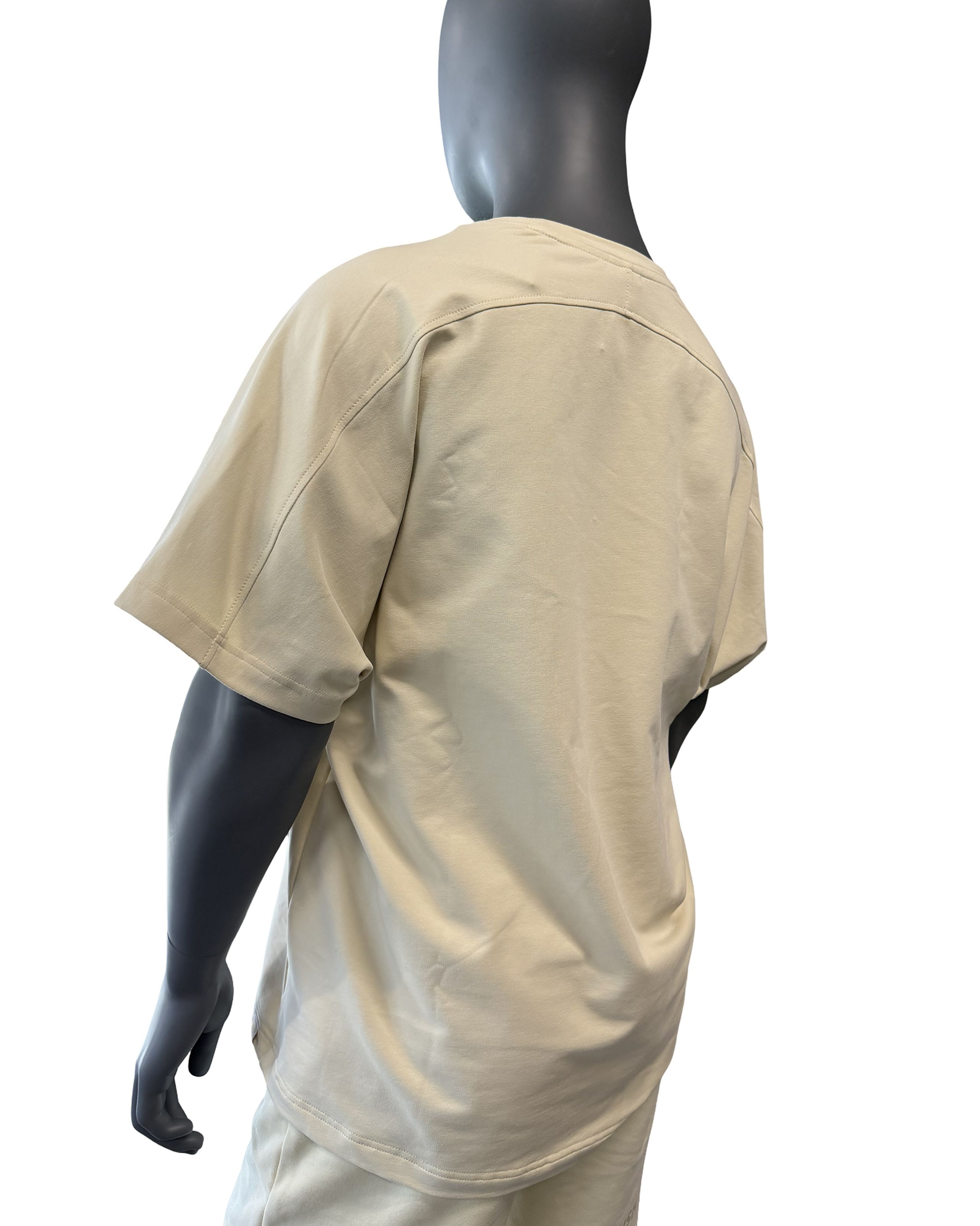 Men’s T-shirt Oversize Plain Yellow L-1