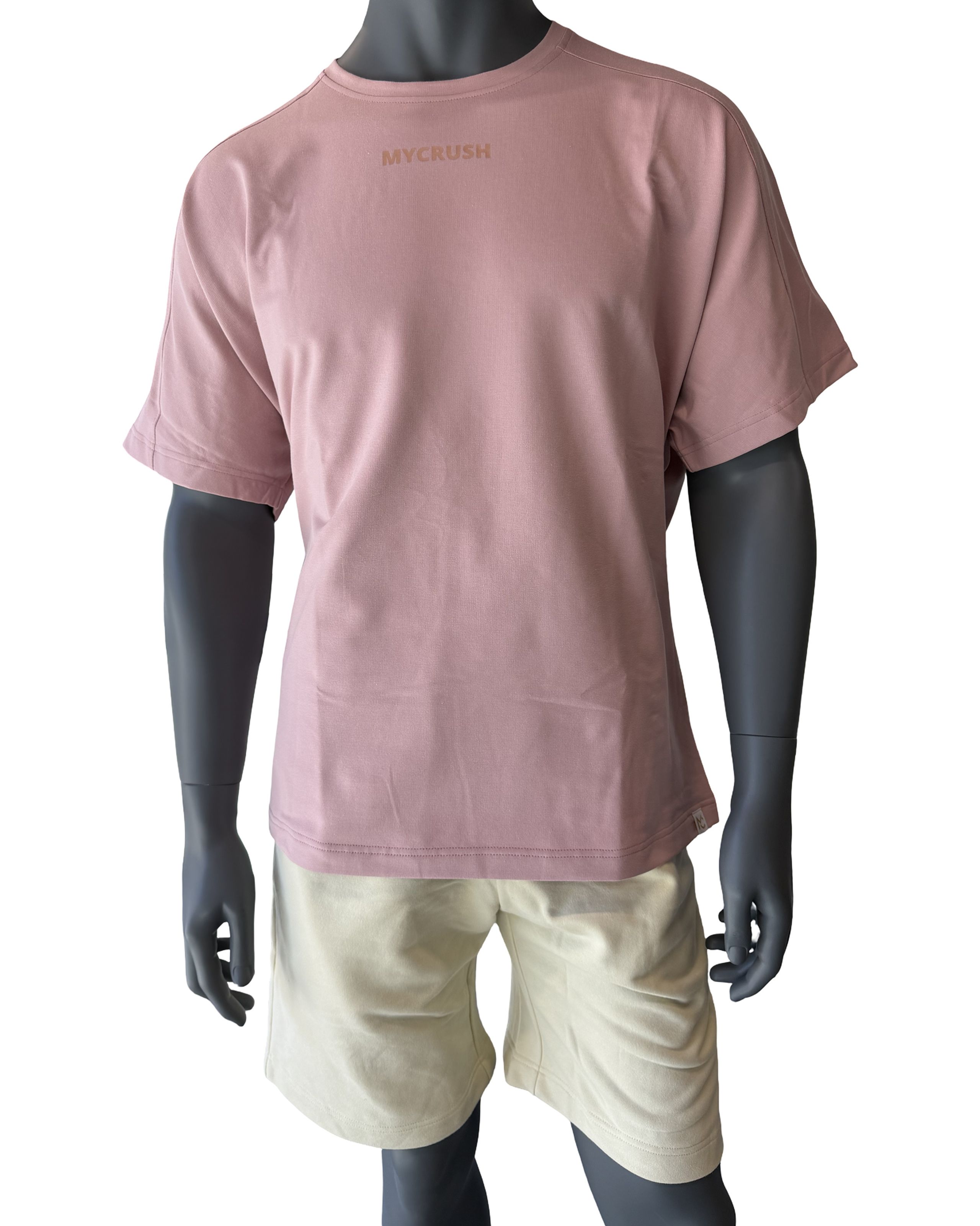 Men’s T-shirt Oversize Small print Pink M-0