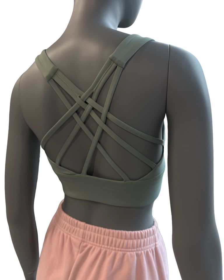 Sports Bra Khaki M-0