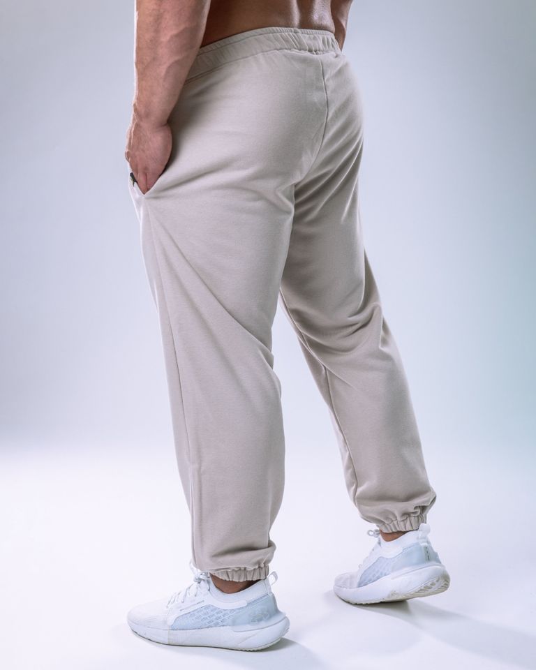 Unisex Joggers Regular Beige XL-2