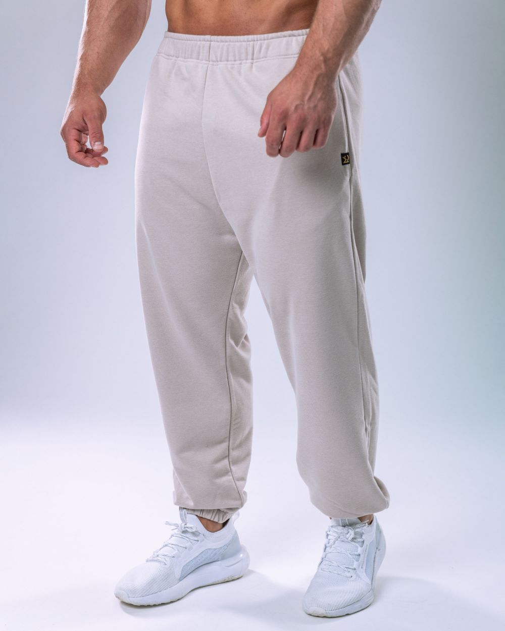 Unisex Joggers Regular Beige XS
