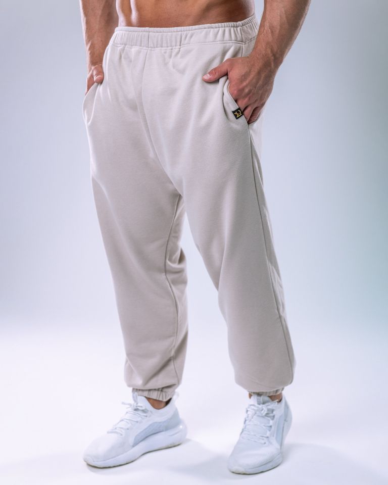 Unisex Joggers Regular Beige XS-0