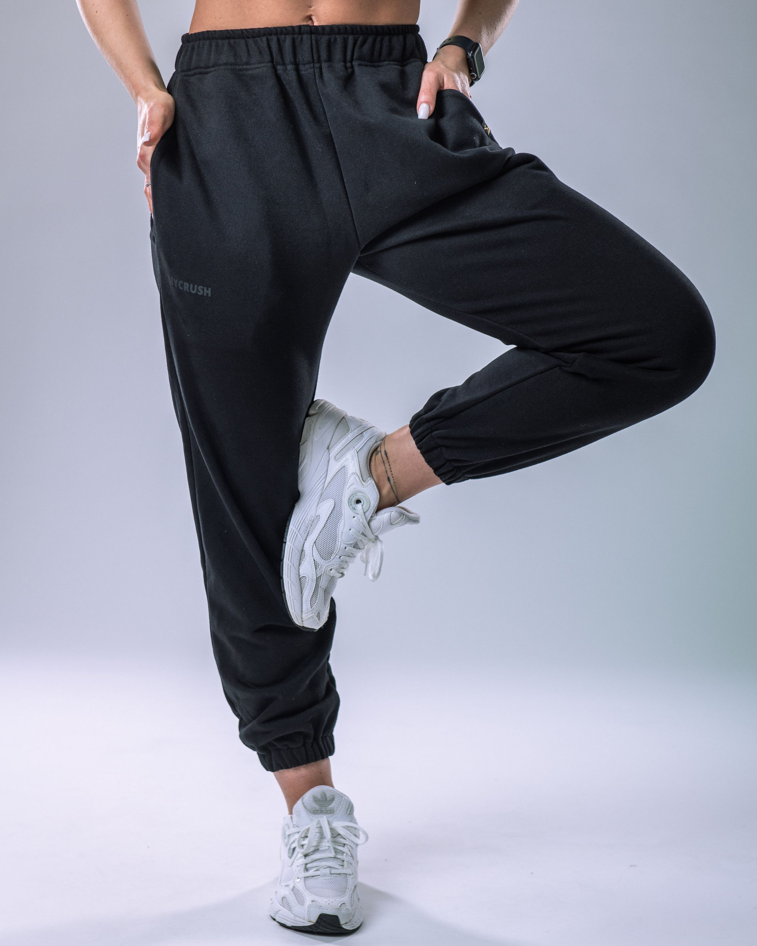 Unisex Joggers Regular Black M-0