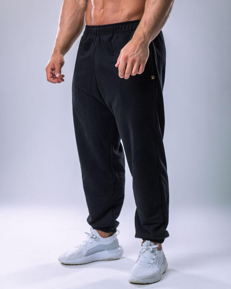 Unisex Joggers Regular Black XL-0