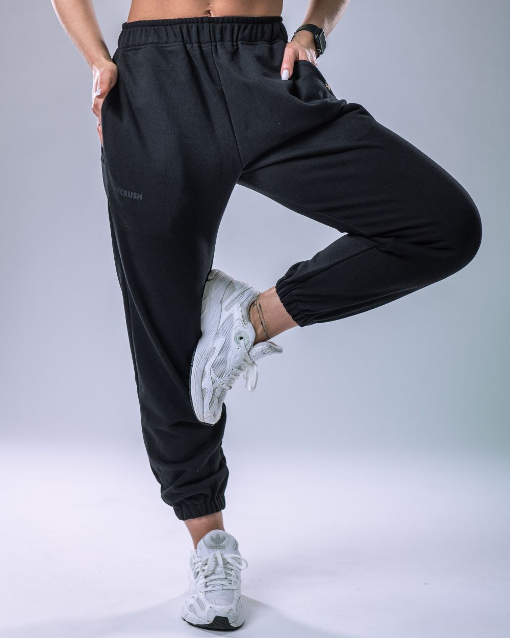 Unisex Joggers Regular Black XS
