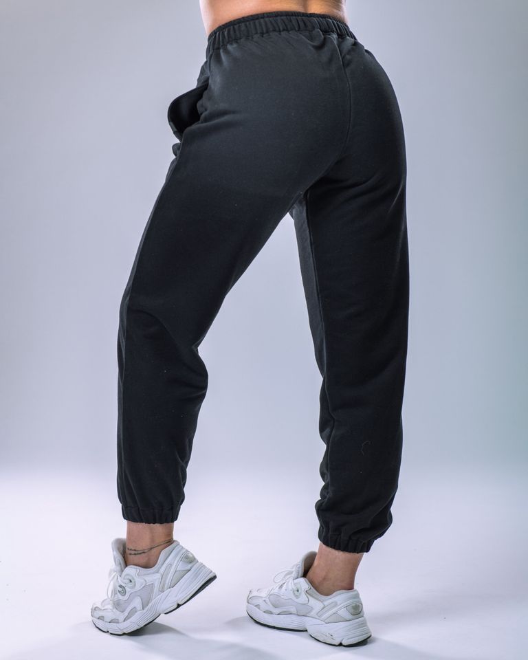 Unisex Joggers Regular Black XS-3