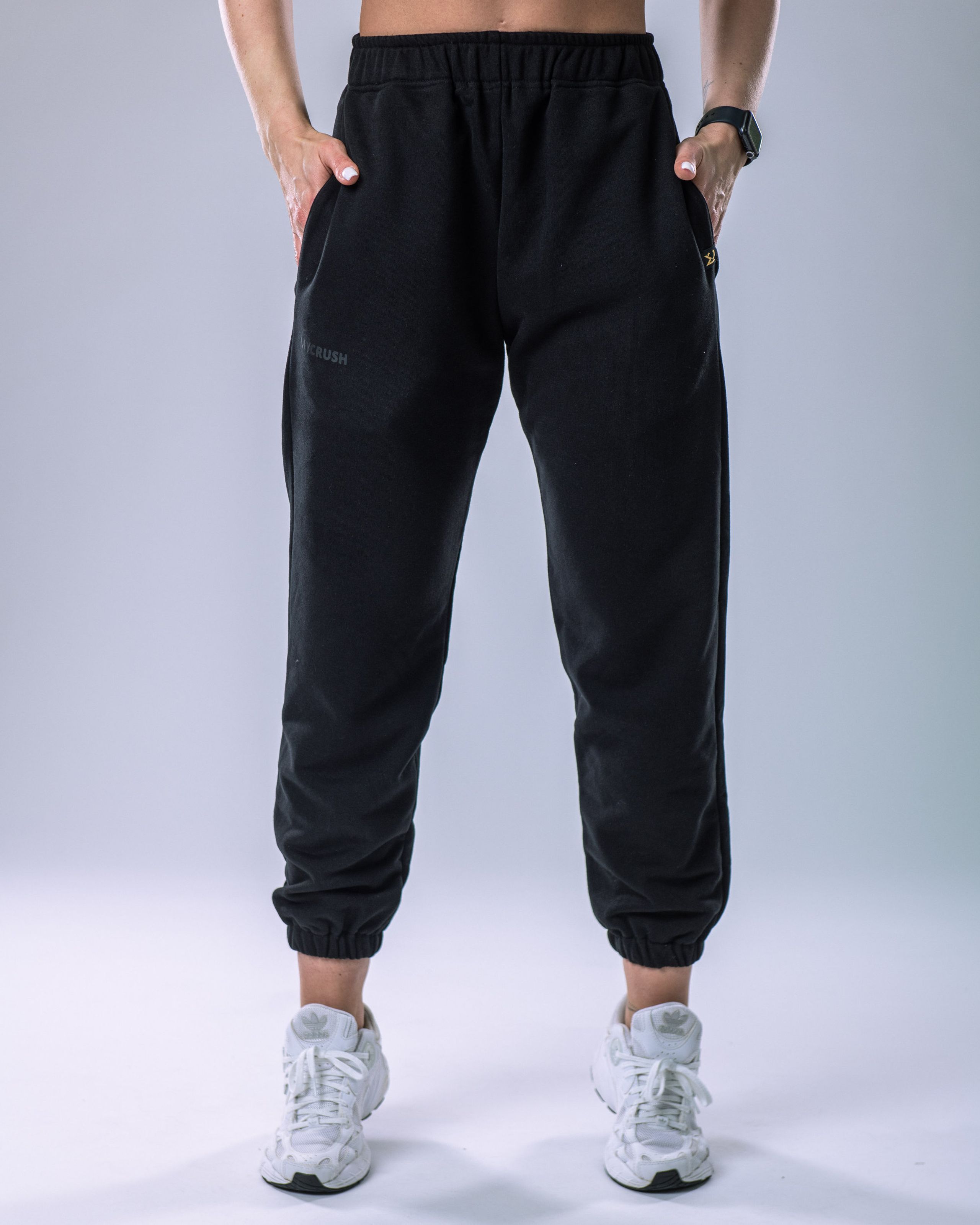 Unisex Joggers Regular Black XS-7