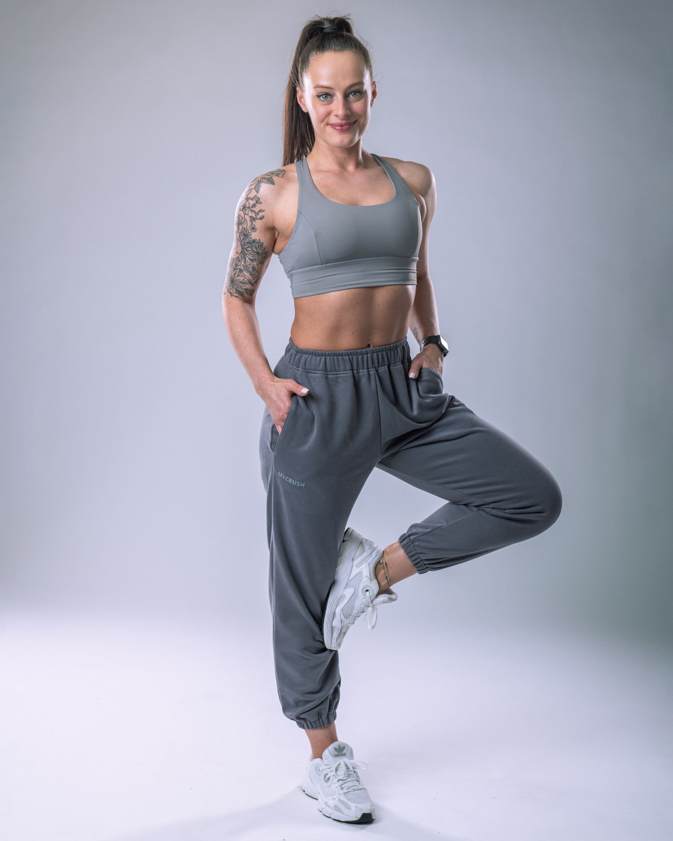 Unisex Joggers Regular Grey S-5