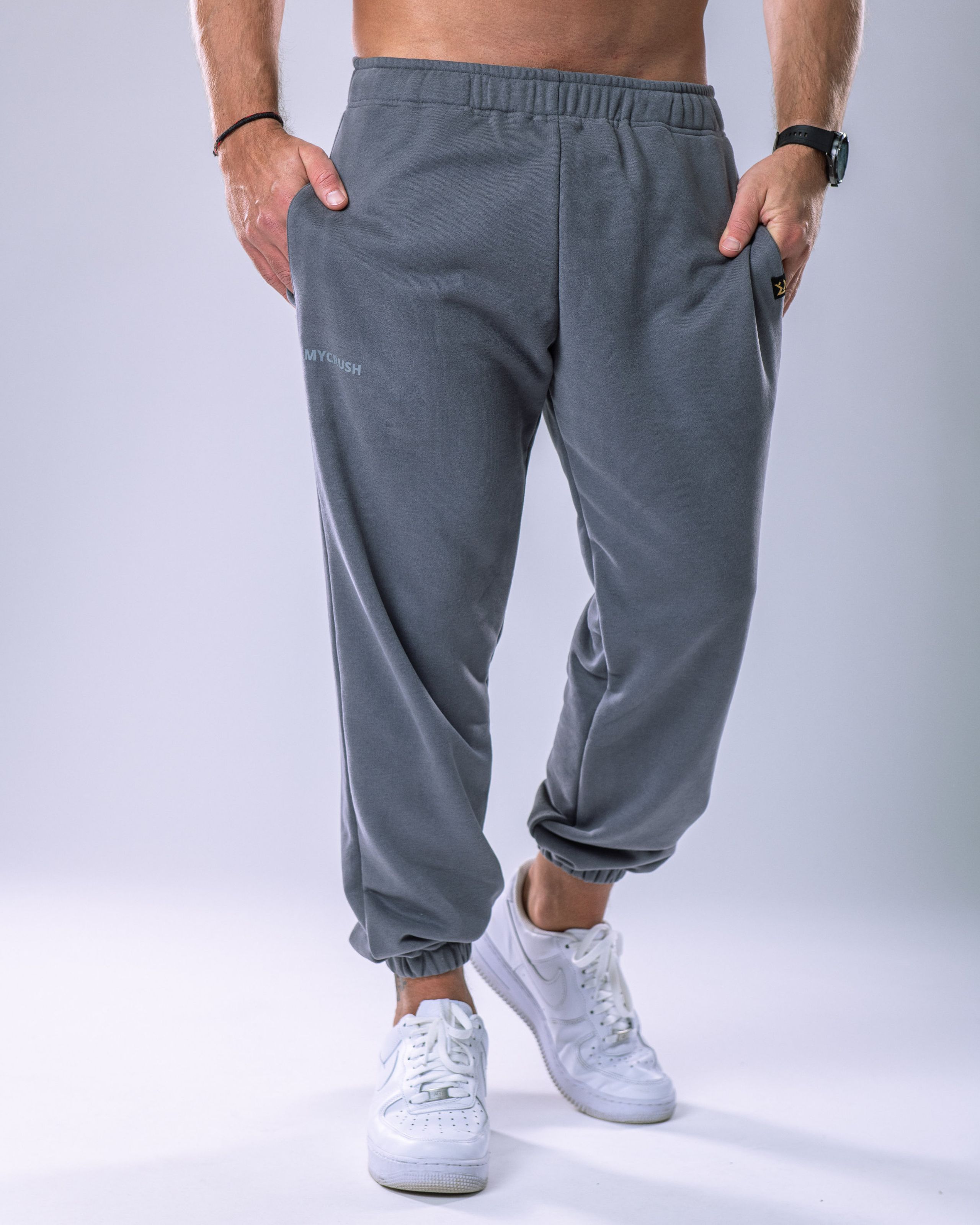 Unisex Joggers Regular Grey XL-0