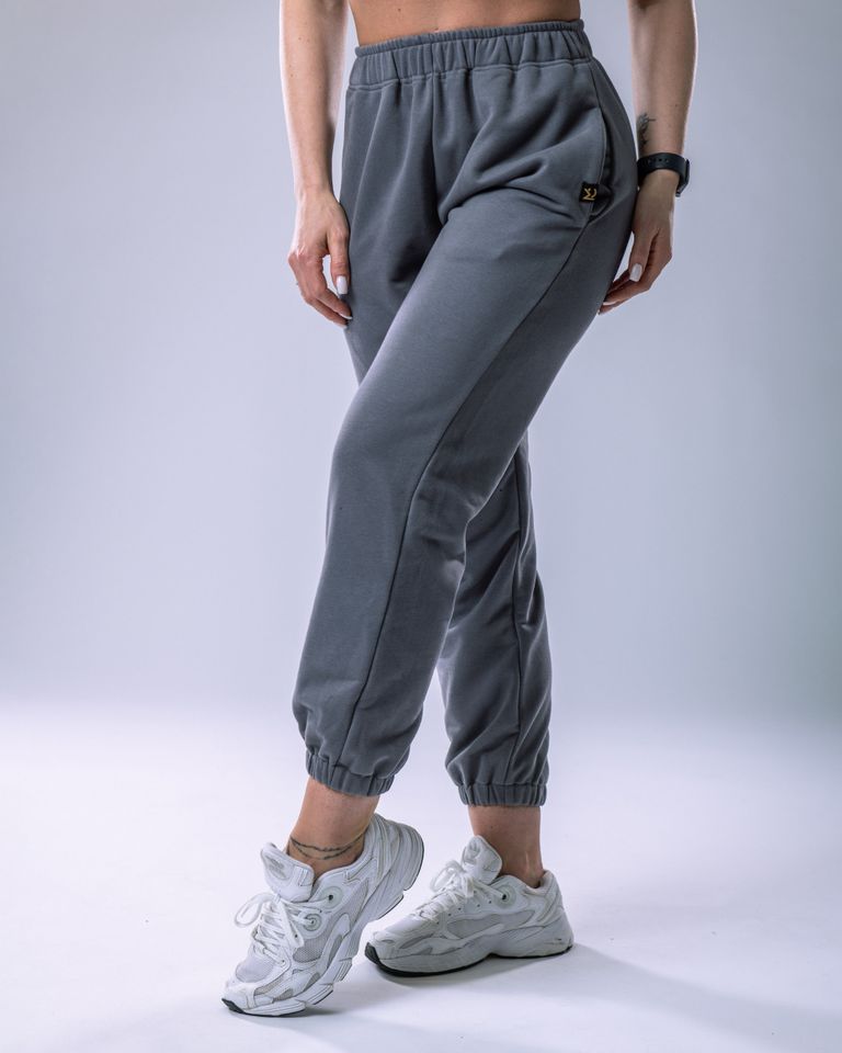 Unisex Joggers Regular Grey XL-1