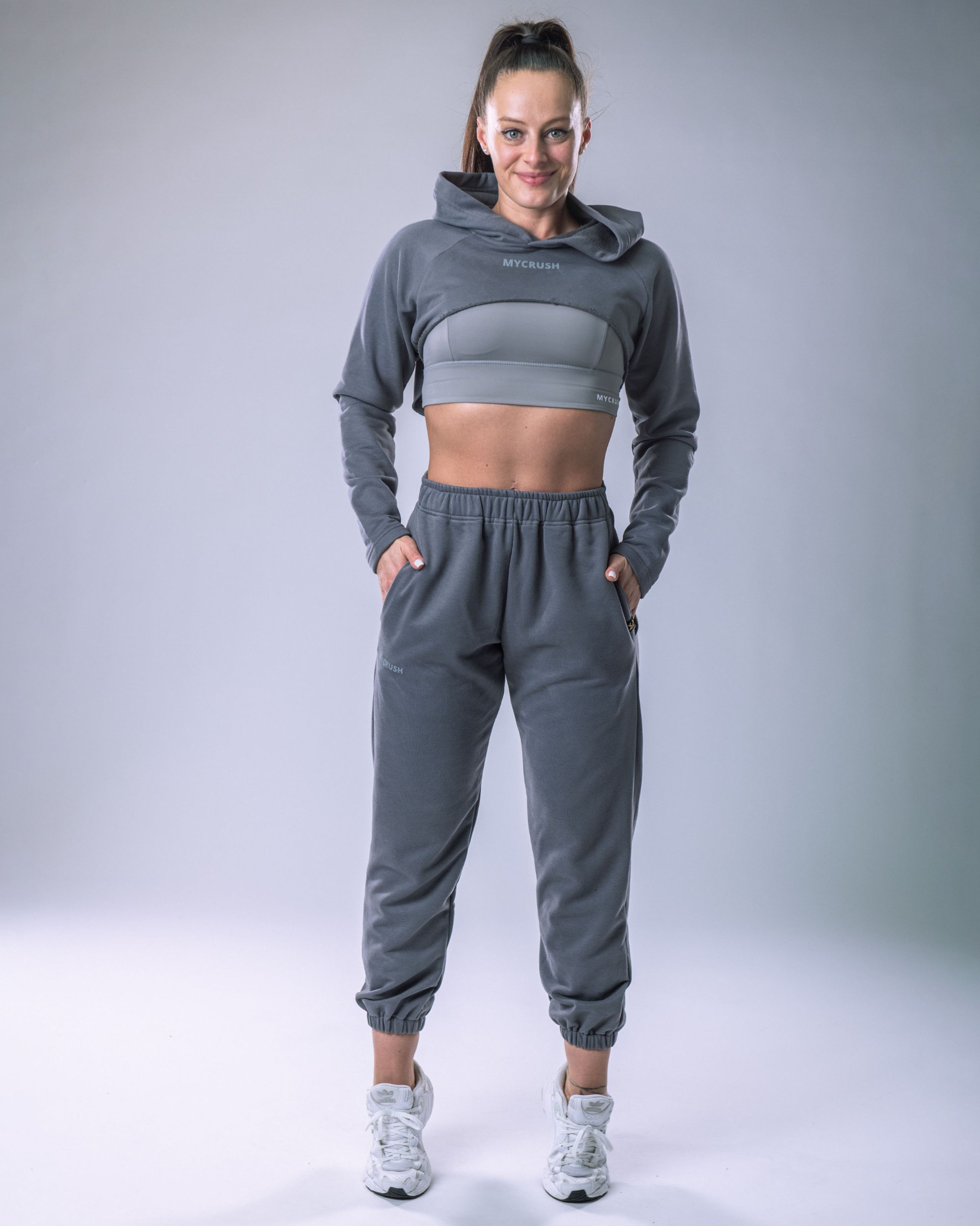 Unisex Joggers Regular Grey XL-8