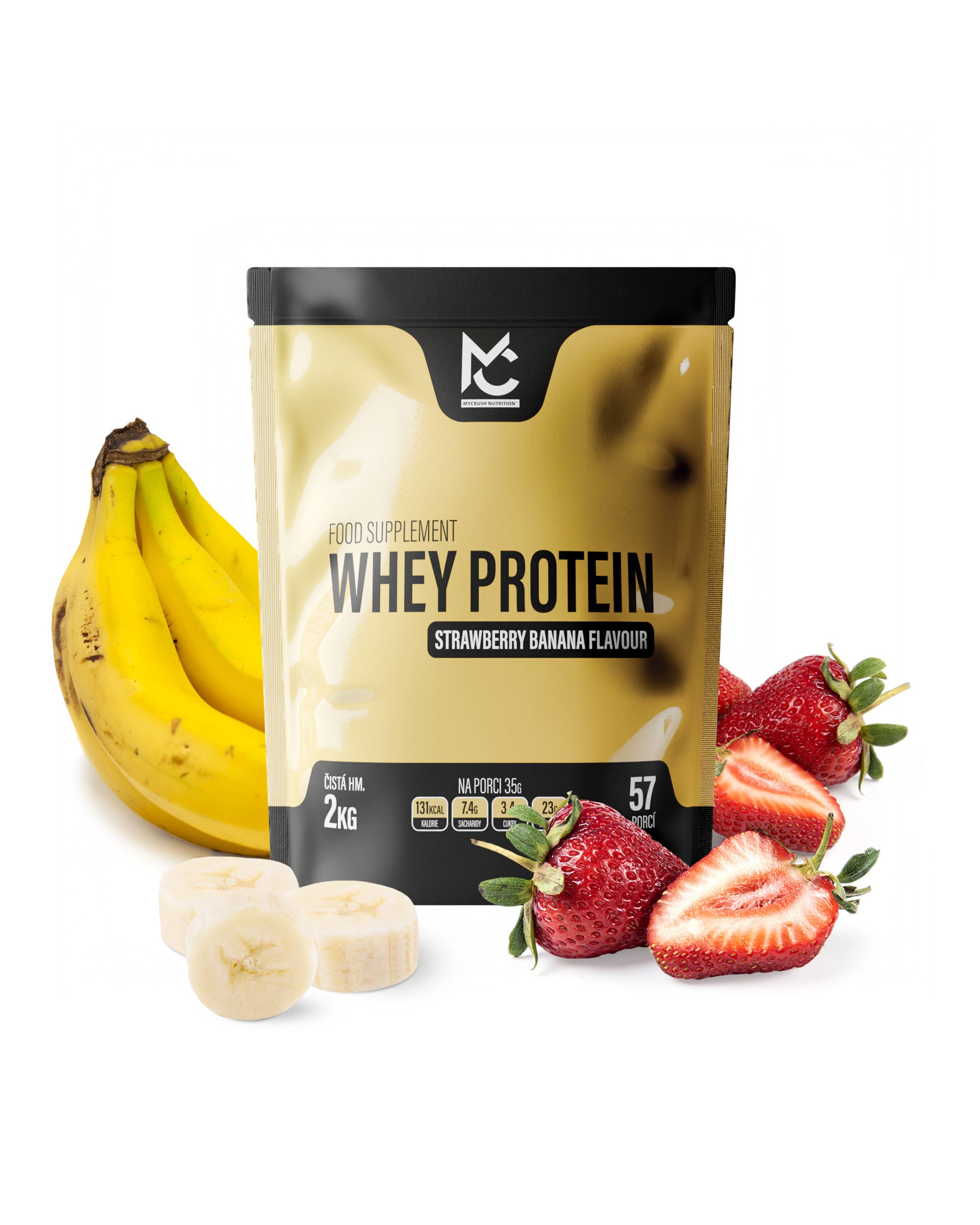 Whey protein Strawberry/Banana 2 kg-0