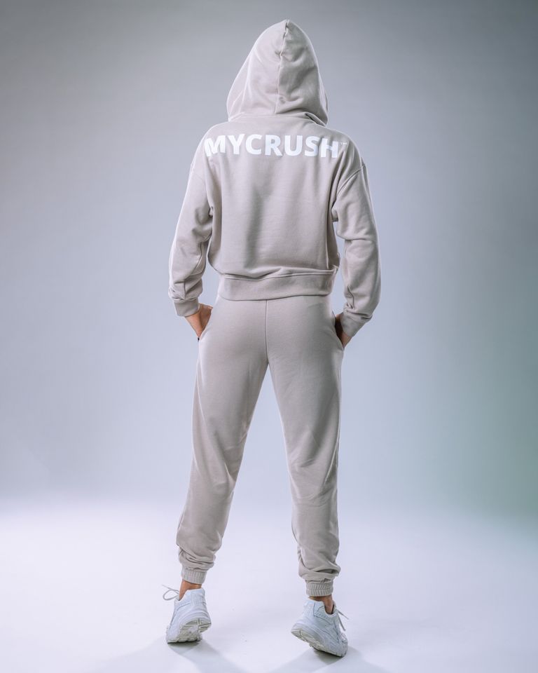 Women’s Hoodie Oversize Beige S-2