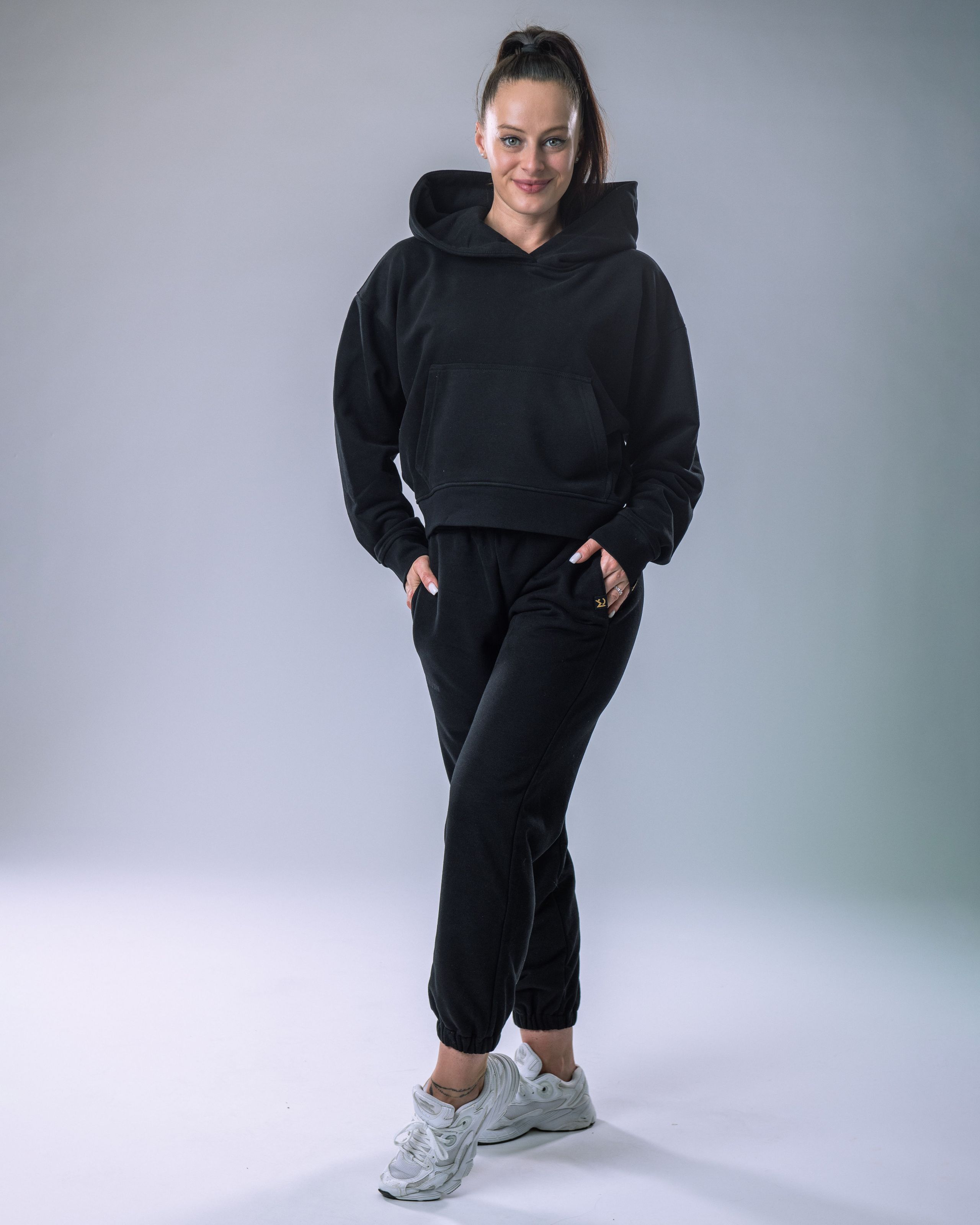Women’s Hoodie Oversize Black S-0