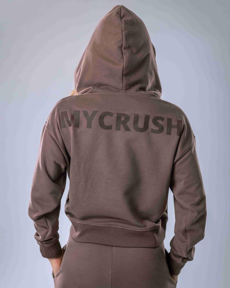 Women’s Hoodie Oversize Brown L-2