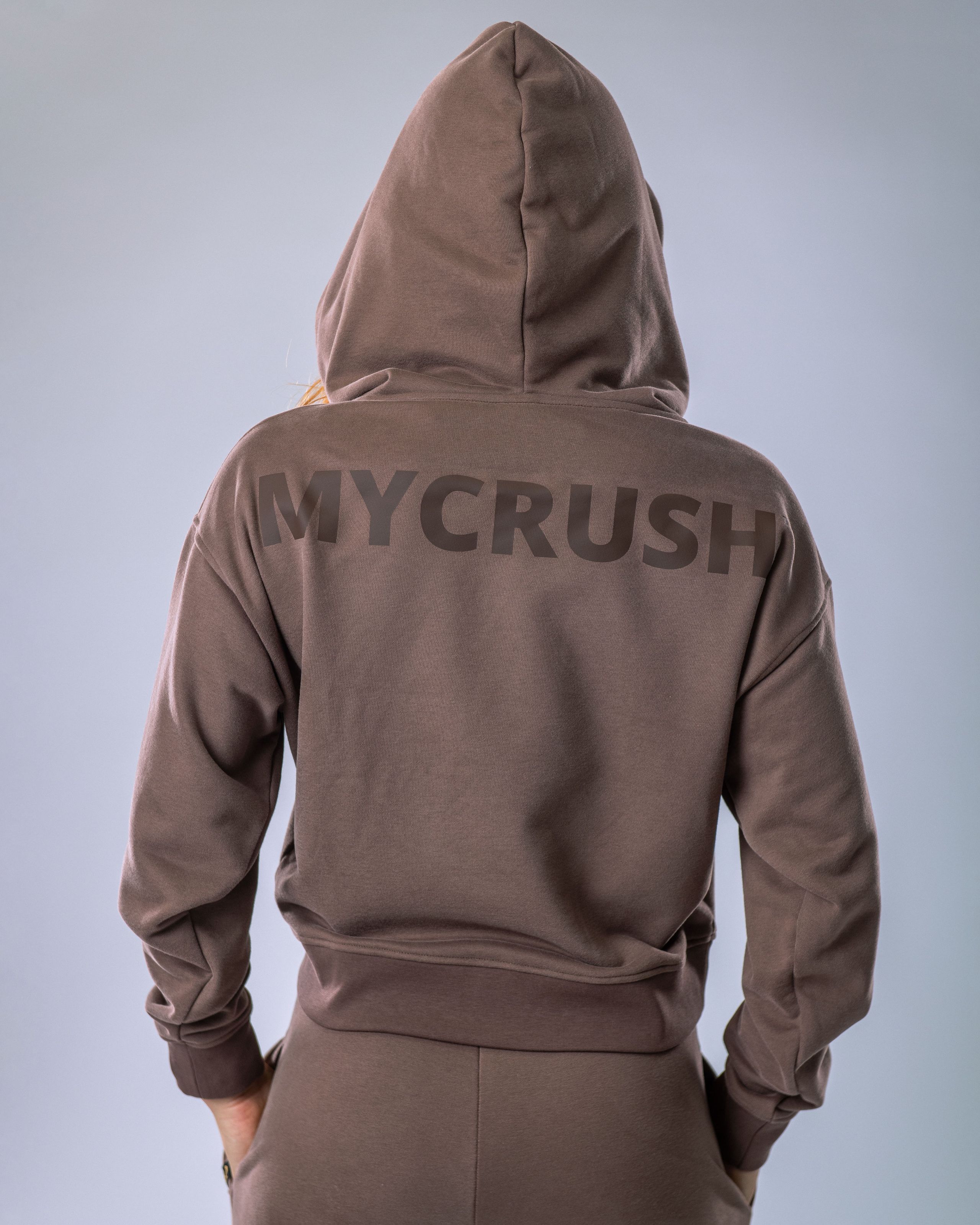 Women’s Hoodie Oversize Brown XS-3