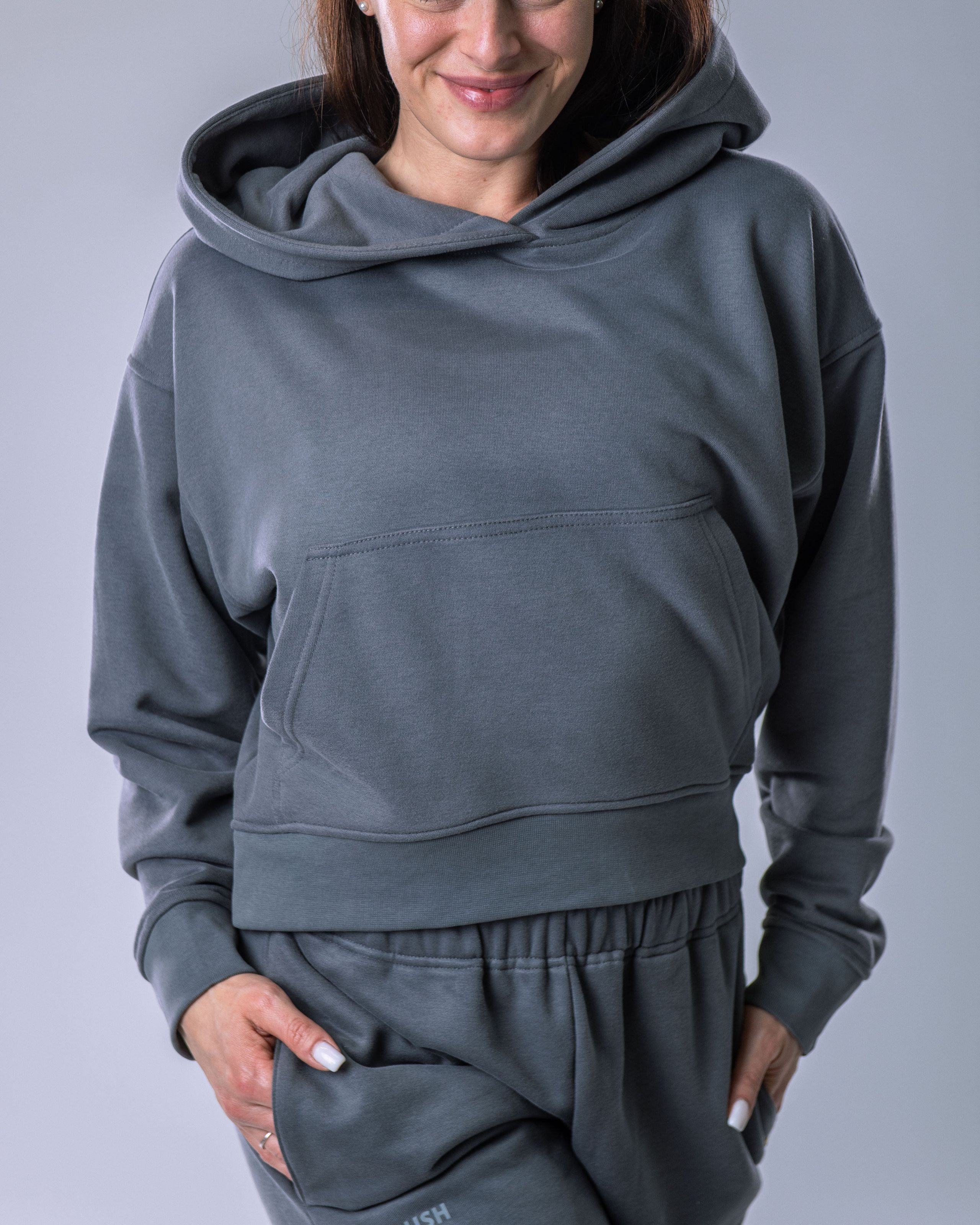 Women’s Hoodie Oversize Grey M-0