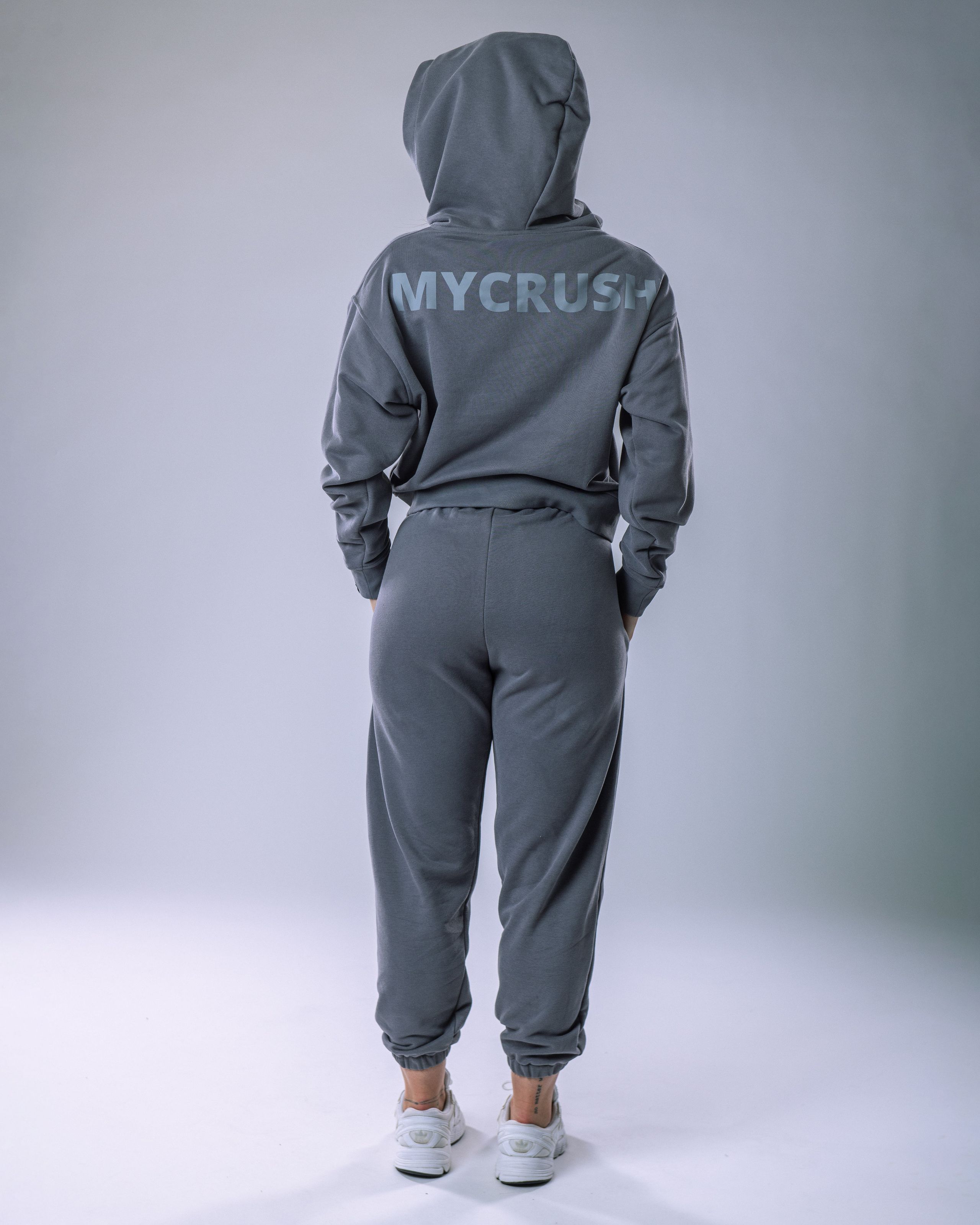 Women’s Hoodie Oversize Grey S-5