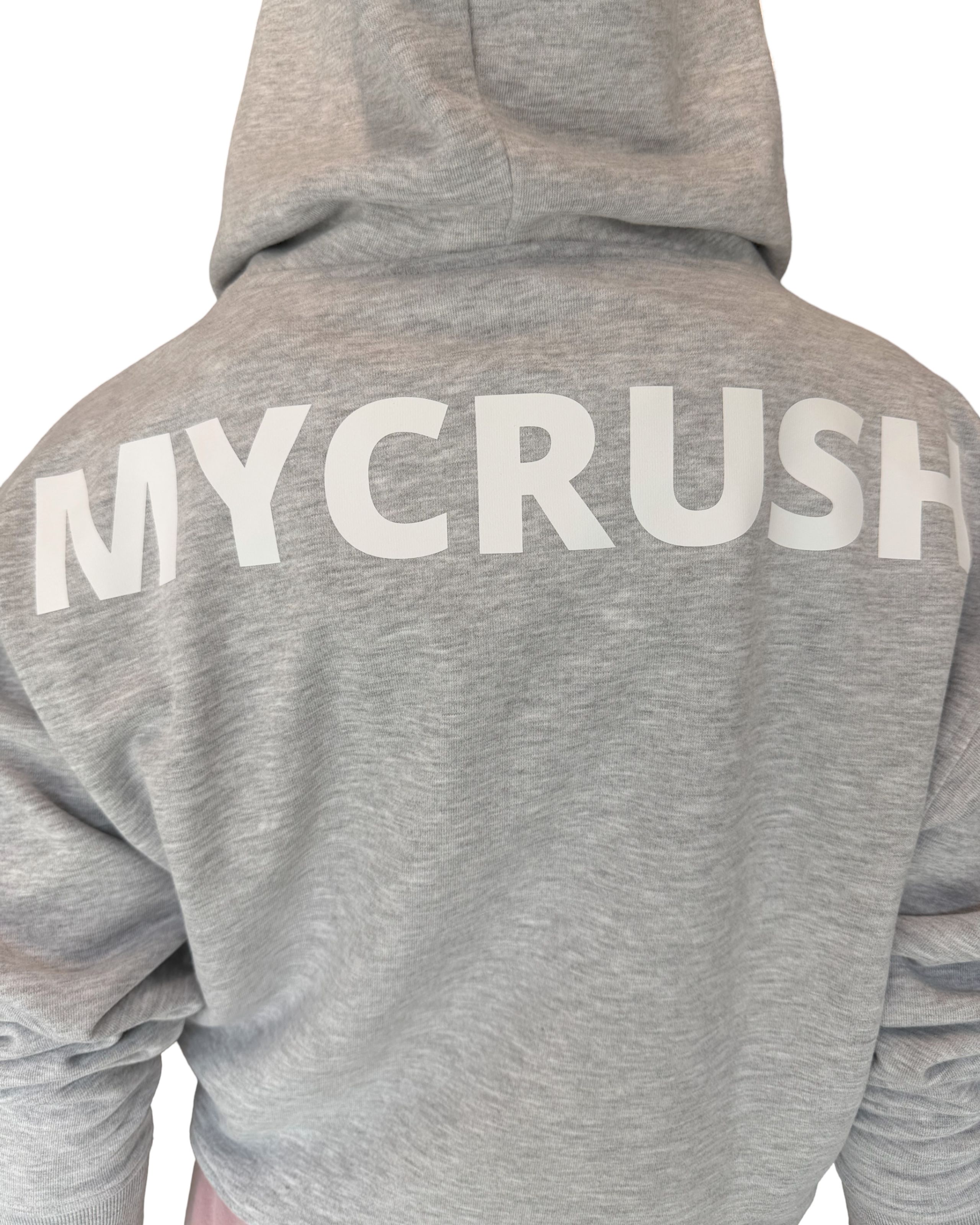Women’s Hoodie Oversize Heather Grey M-1