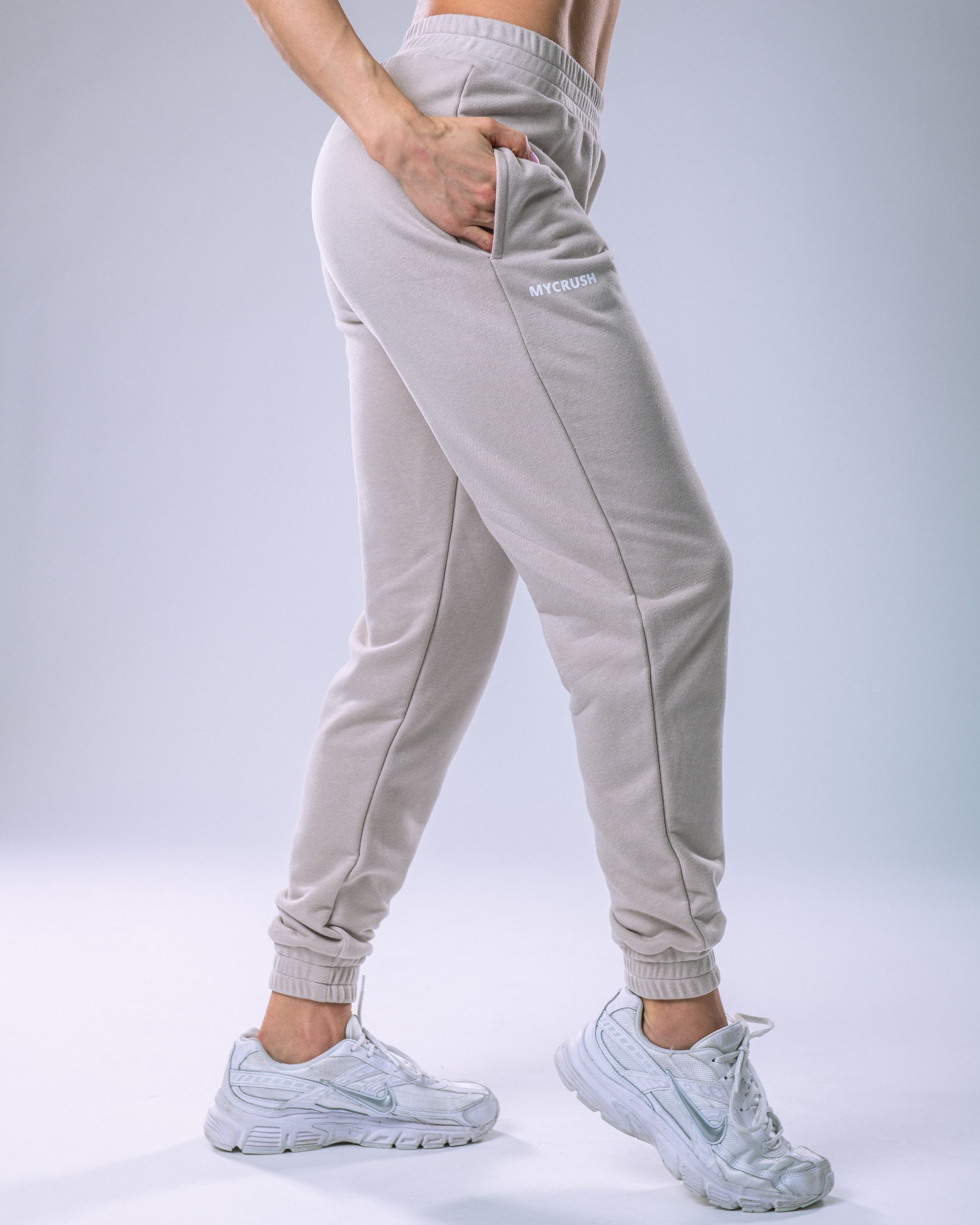 Women’s Joggers SLIM Beige M-3