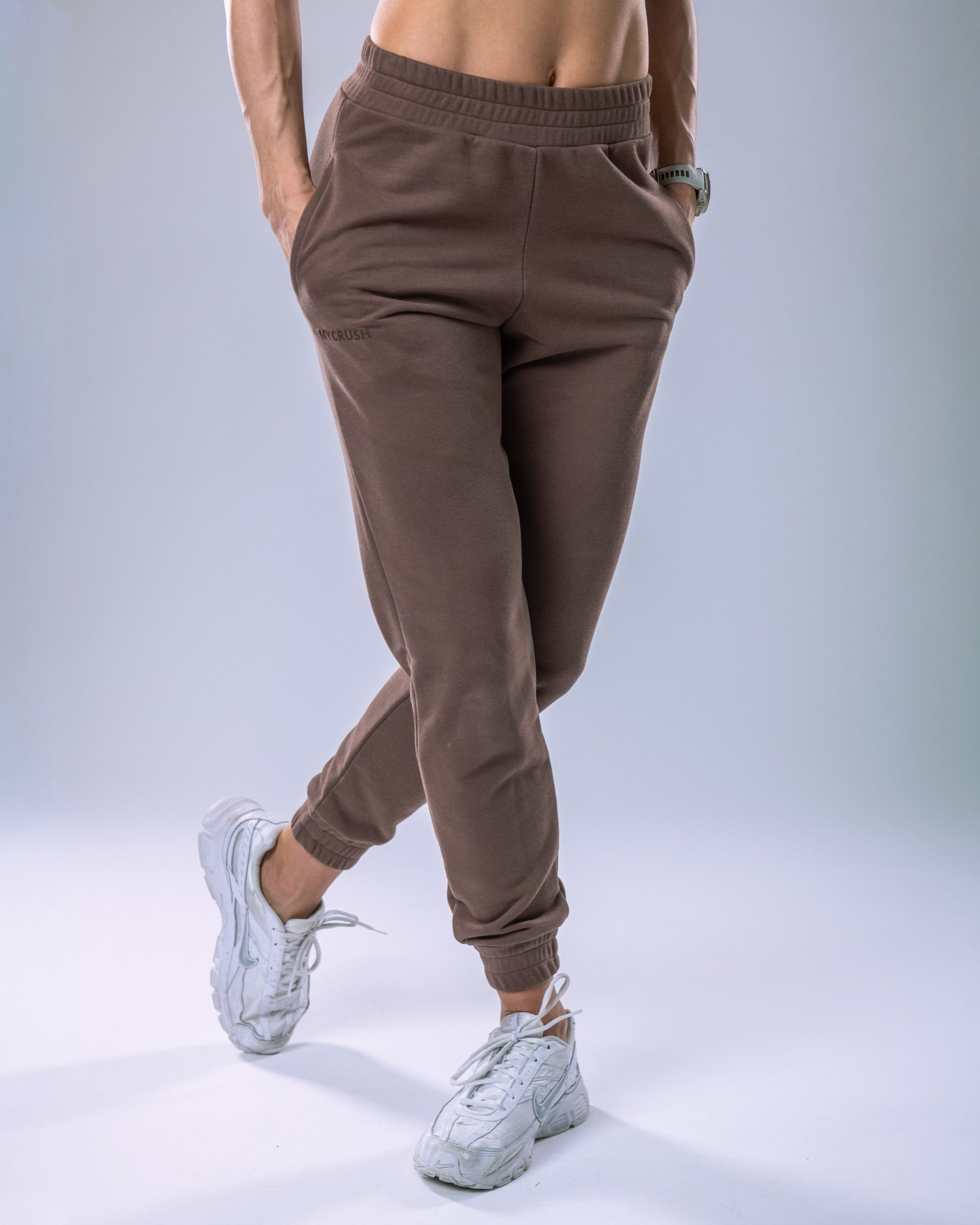 Women’s Joggers SLIM Brown S-3