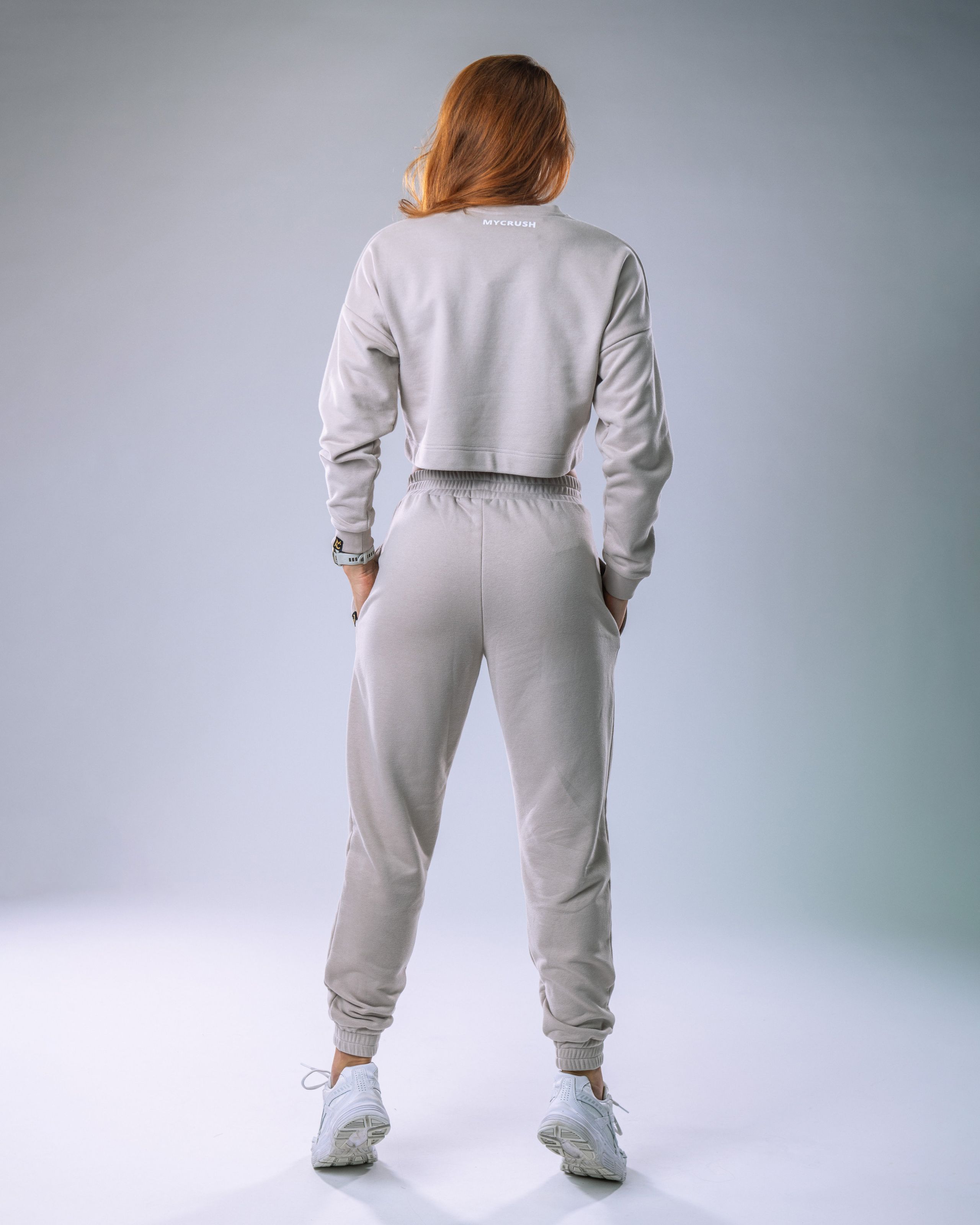 Women’s Sweatshirt Beige M-4
