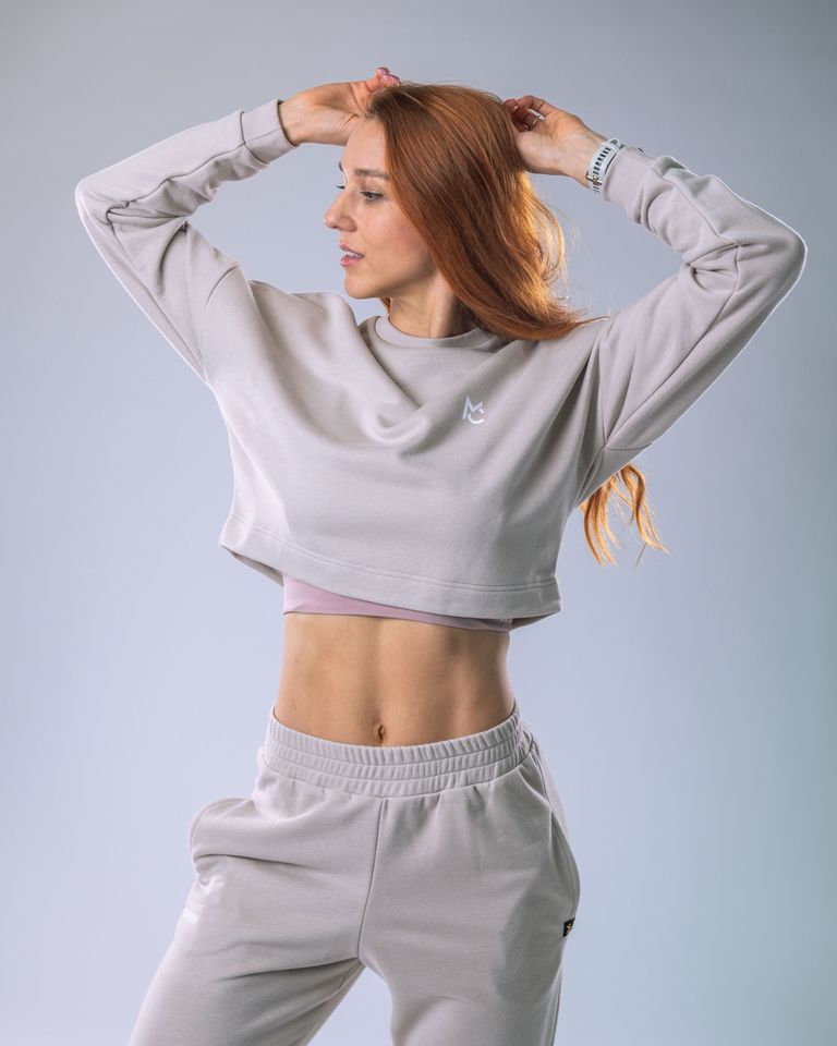Women’s Sweatshirt Beige S-1