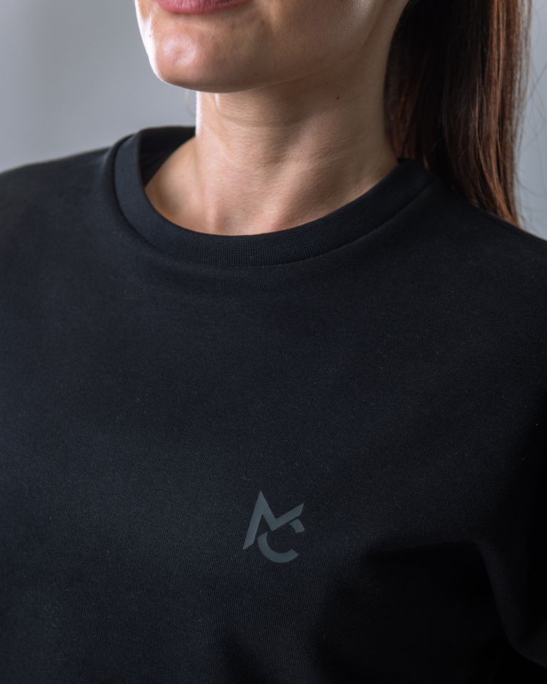 Women’s Sweatshirt Black XS-3