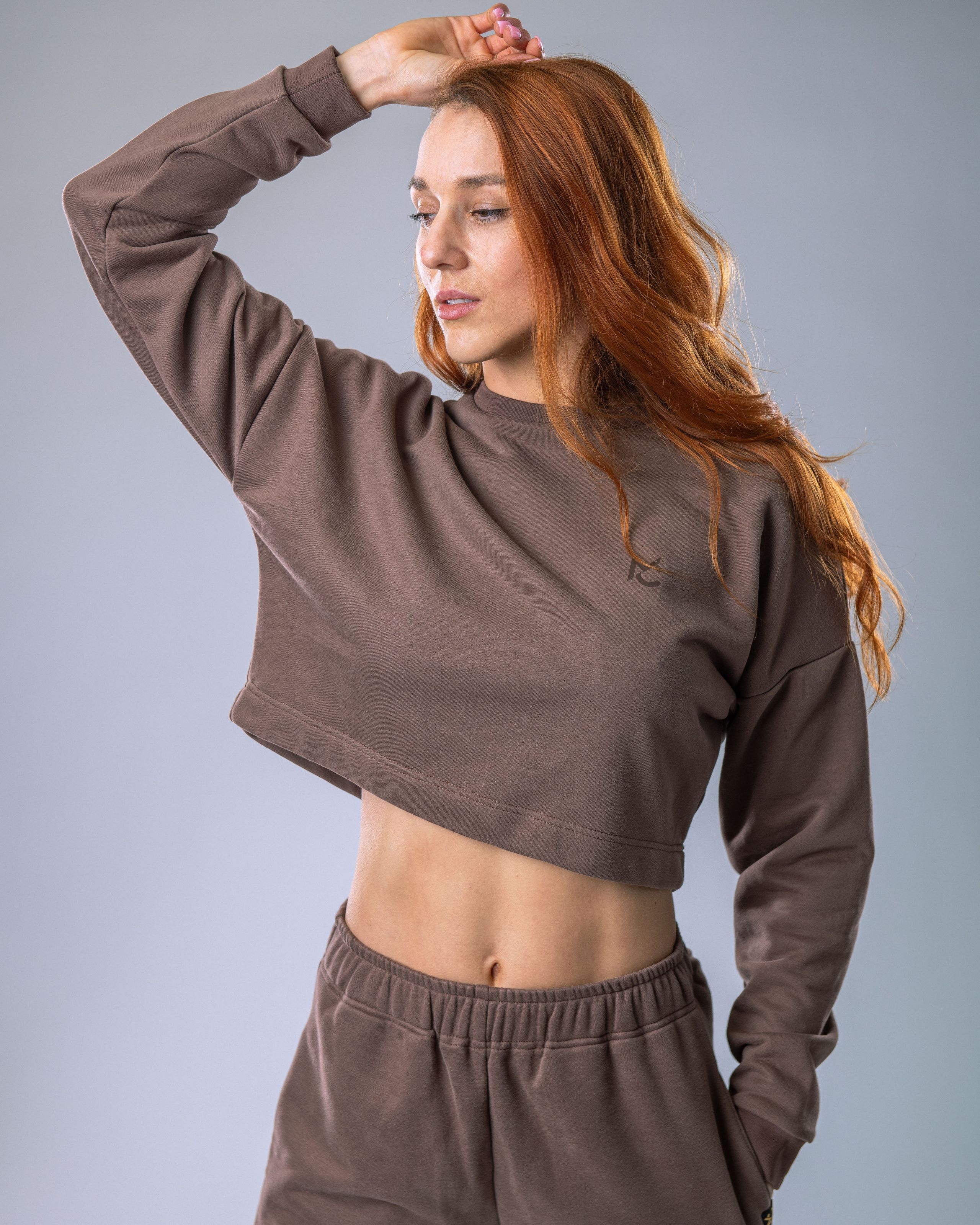 Women’s Sweatshirt Brown L-7