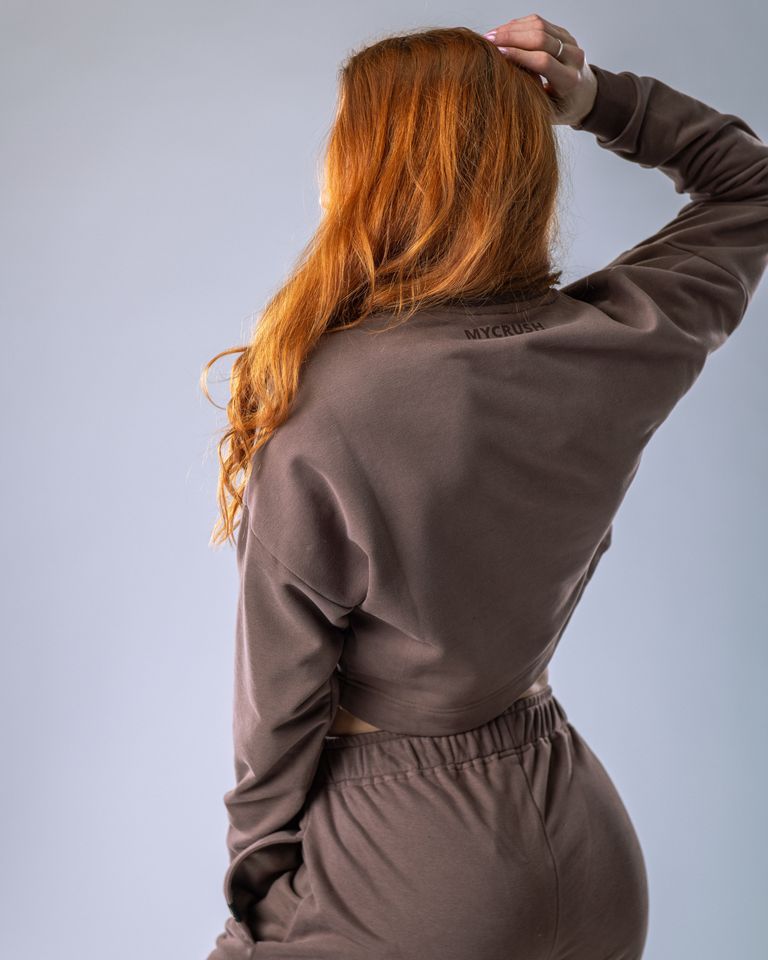 Women’s Sweatshirt Brown M-2