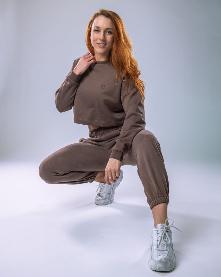 Women’s Sweatshirt Brown M-5