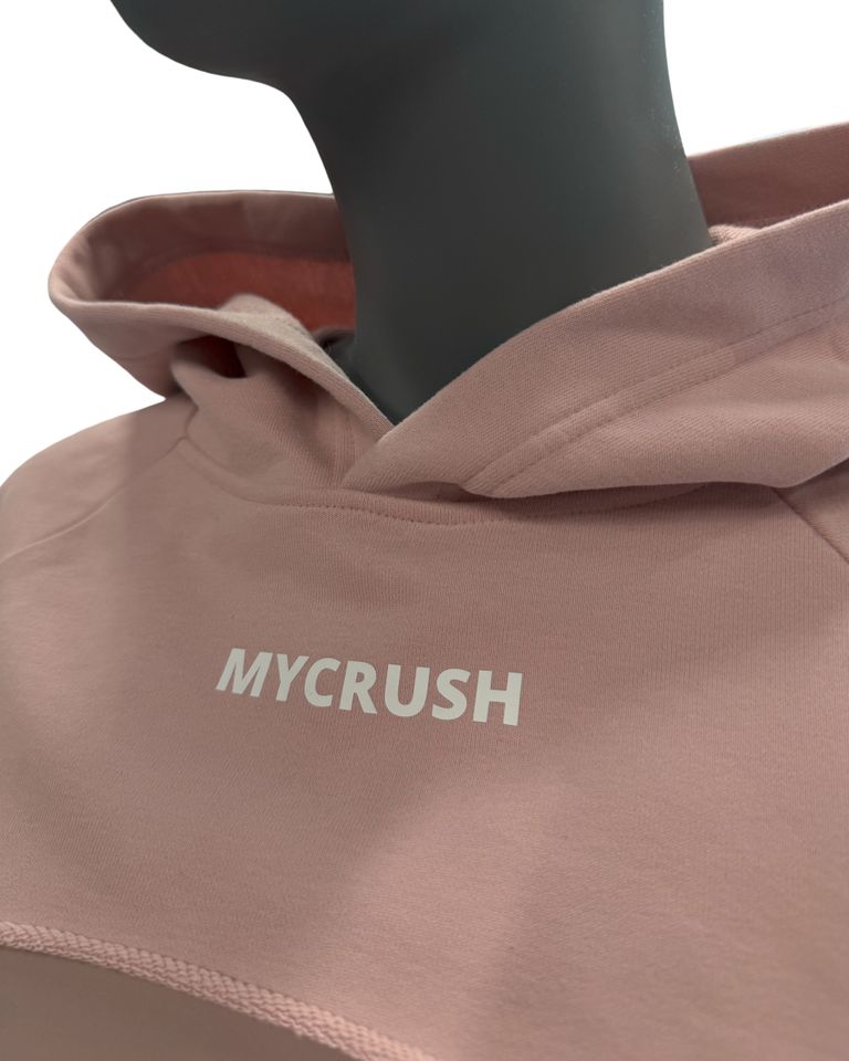 Women’s Ultra Crop Hoodie Pink XS-0